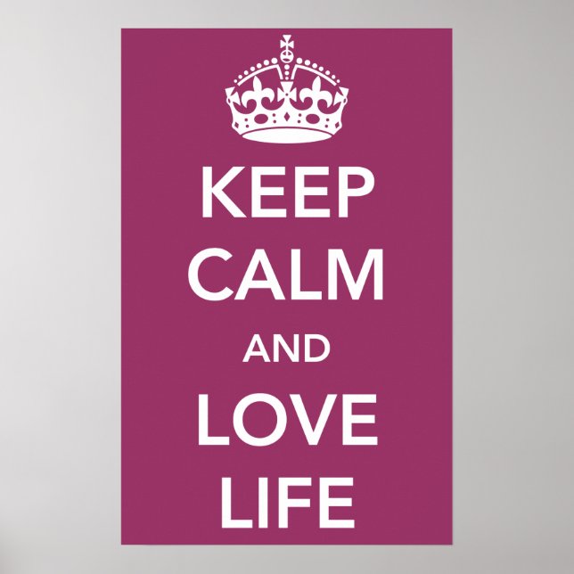 Behållans Lugn och Kärlek Life Poster (Framsidan)