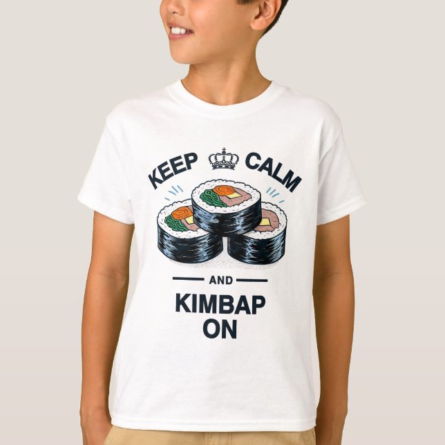 Behållans Lugn och Kimbap på T Shirt (Framsida)
