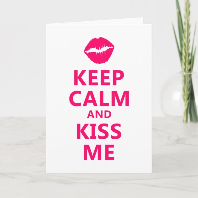Behållans Lugn och Kiss Me FF0066 Helgkort (Framsida)