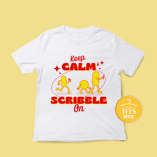 Behållans Lugn och klocka på författaren Unisex T- T Shirt