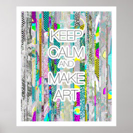 Behållans Lugn och konst Poster