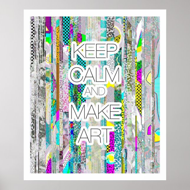 Behållans Lugn och konst Poster (Framsidan)