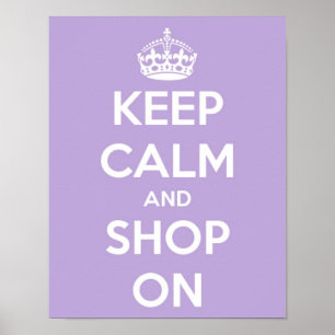 Behållans Lugn och köp på Lavender Poster