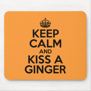 Behållans lugn och kyss en Ginger Musmatta