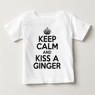 Behållans lugn och kyss en Ginger Tee Shirt