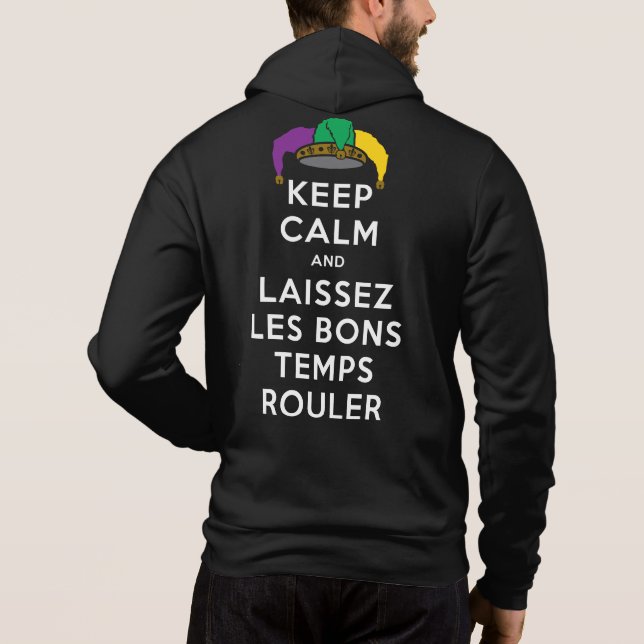 BEHÅLLANS LUGN och LAISSEZ LES BONS TEMPS ROULER T Shirt (Baksida)