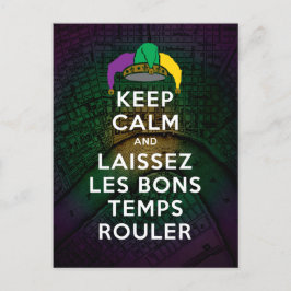 BEHÅLLANS LUGN och LAISSEZ LES BONS TEMPS ROULER Vykort