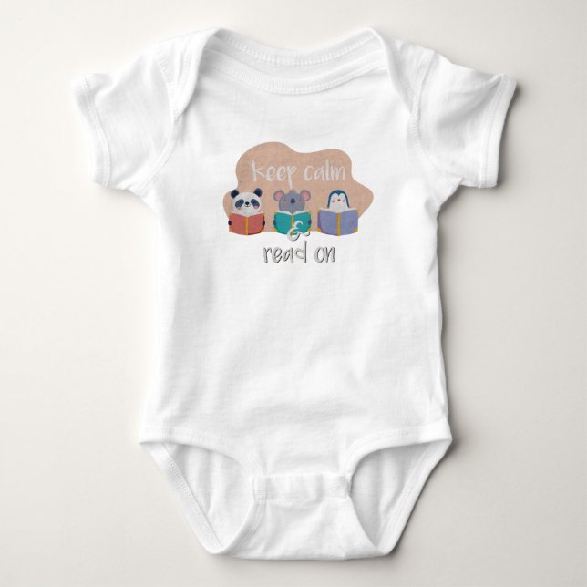 Behållans Lugn och Läs på T Shirt (Framsida)