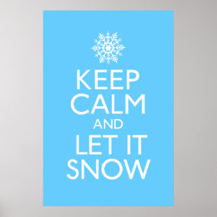 Behållans Lugn och Låt det snöa Poster