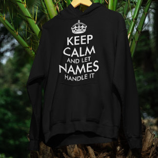 behållans lugn och låt din egen coola för namn han hoodie