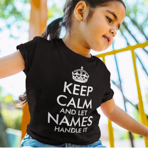 behållans lugn och låt din egen coola för namn han t shirt