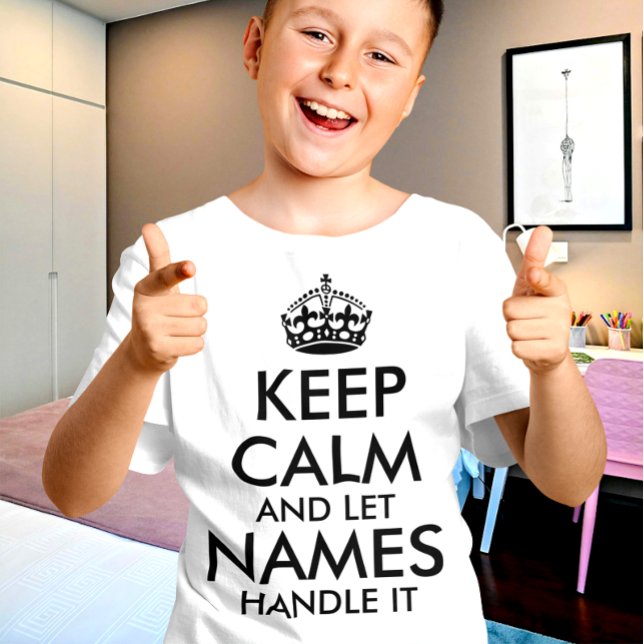 behållans lugn och låt din egen coola för namn han tröja (Skapare uppladdad)