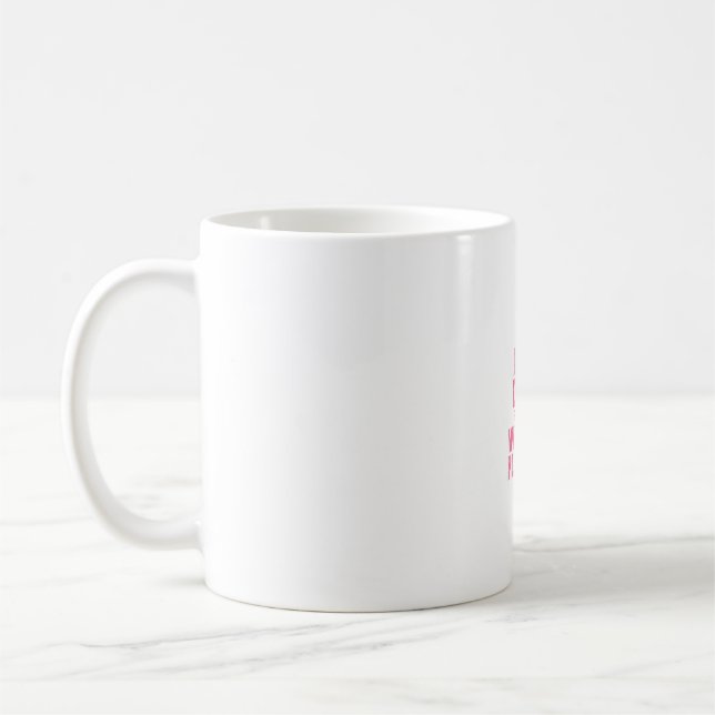 BEHÅLLANS LUGN och låt EMILY hantera den på ett lu Kaffemugg (Vänster)