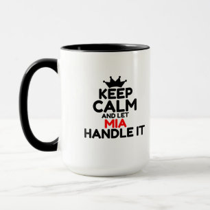 BEHÅLLANS LUGN OCH LÅT MIA HANTERA IT MUGG