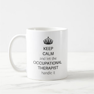 Behållans lugn och låt OT hantera den Kaffemugg