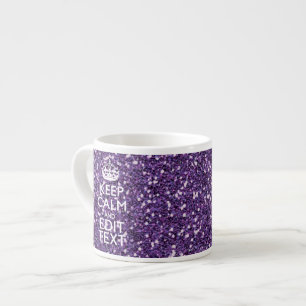 Behållans Lugn och Lila Mauve Espressomugg