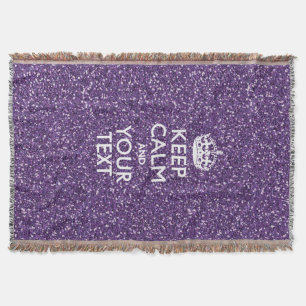 Behållans Lugn och Lila Mauve Mysfilt