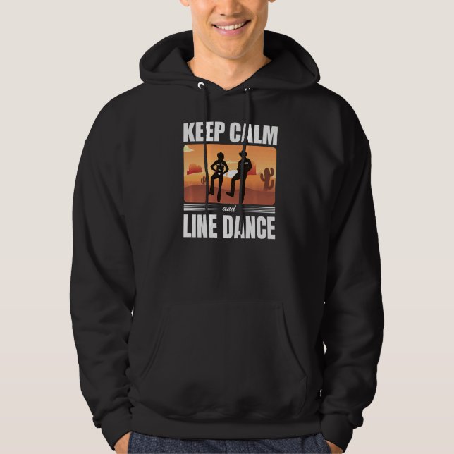 Behållans Lugn- och linjedansraddansare Hoodie (Framsida)
