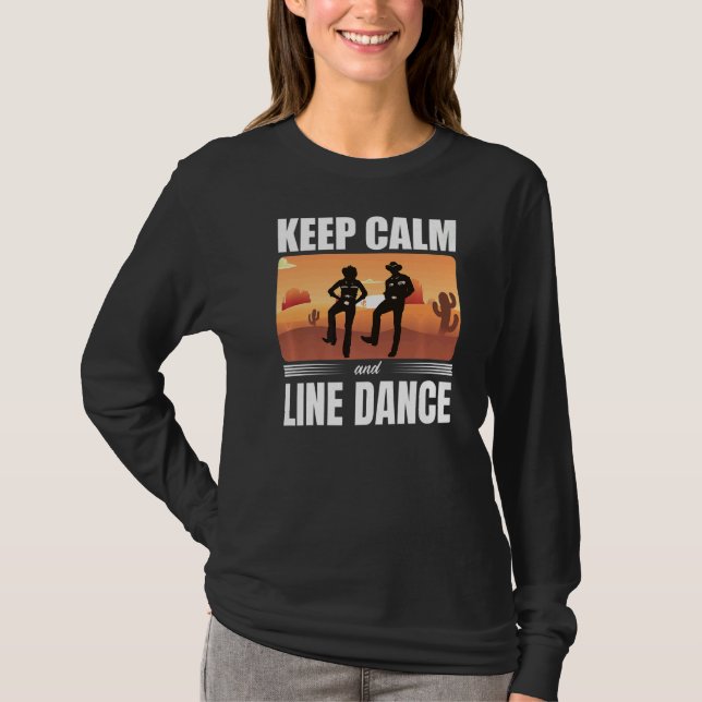 Behållans Lugn- och linjedansraddansare T Shirt (Framsida)
