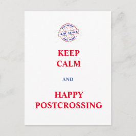 Behållans lugn och lycklig-passage vykort