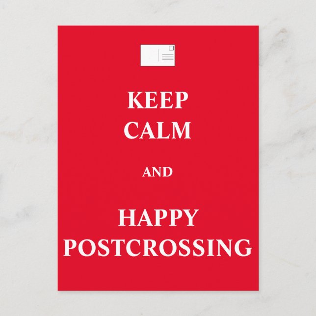 Behållans lugn och lycklig-passage vykort (Framsida)