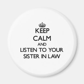 Behållans Lugn och lyssna på din svärmakare Magnet