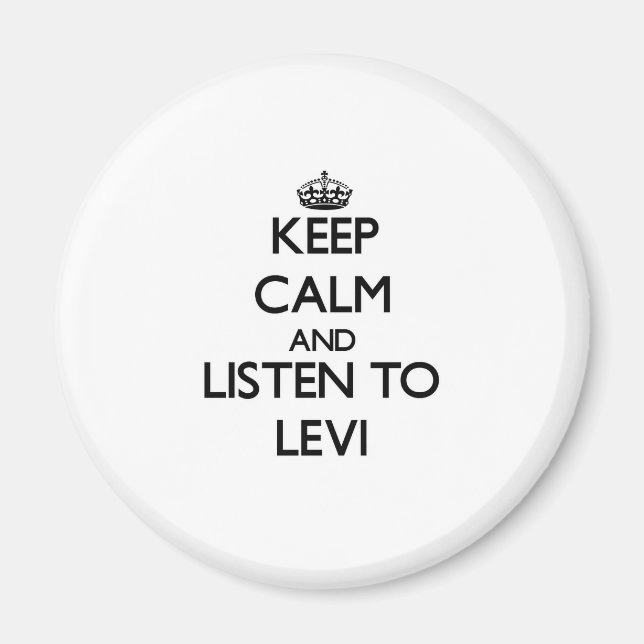 Behållans Lugn och lyssna på Levi Magnet (Framsidan)