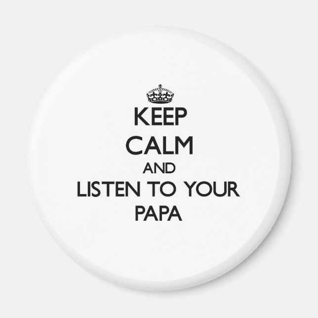 Behållans Lugn och lyssna på Pappa Magnet (Framsidan)