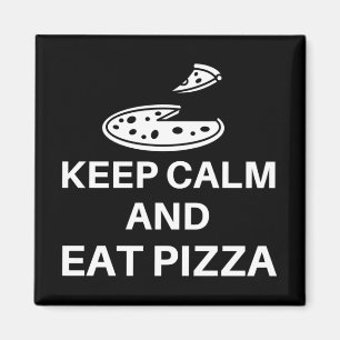 Behållans Lugn och mat Pizza Magnet
