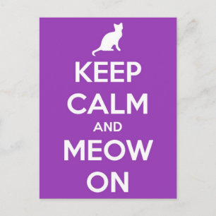Behållans Lugn och Meow på Lilan Vykort