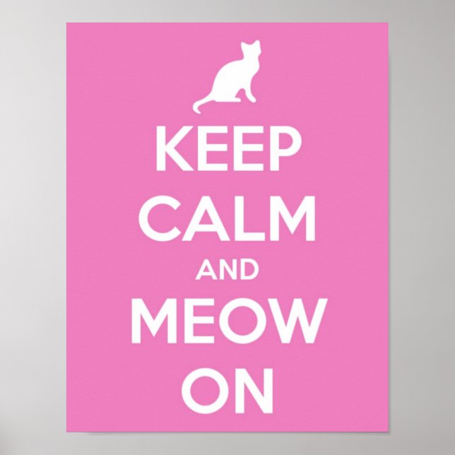 Behållans Lugn och Meow på Rosan Poster (Framsidan)