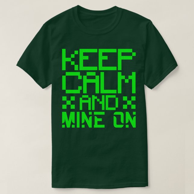 Behållans lugn och min på t shirt (Design framsida)