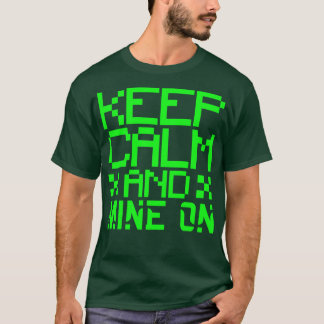 Behållans lugn och min på t shirt
