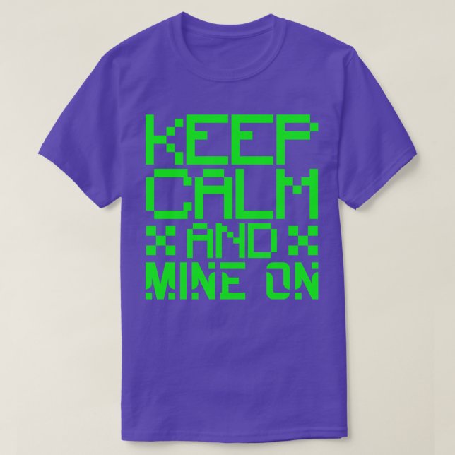 Behållans lugn och min på t shirt (Design framsida)