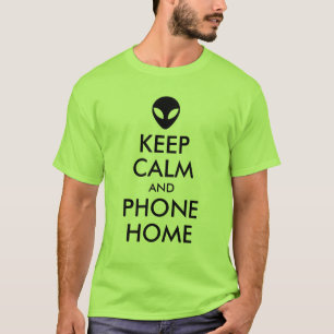 Behållans Lugn och Mobil Home Alien Parody Tröja