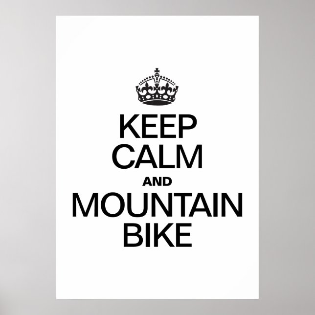 BEHÅLLANS LUGN OCH MOUNTAN BIKE POSTER (Framsidan)