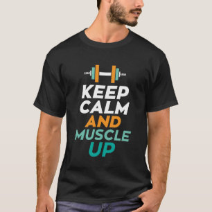 Behållans Lugn och muskler uppåt Motivational T- Tee