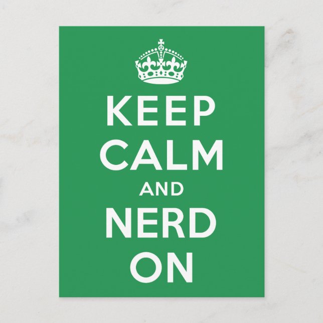 Behållans Lugn och Nerd på Vykort (Framsida)