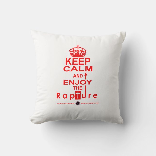 Behållans Lugn och njut av snabbheten Kudde (Framsida)