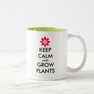 Behållans lugn och odla kaffepresentation för mugg