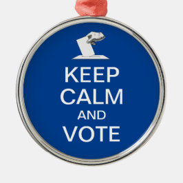 Behållans Lugn och omröstning 2026 Julgransprydnad Metall