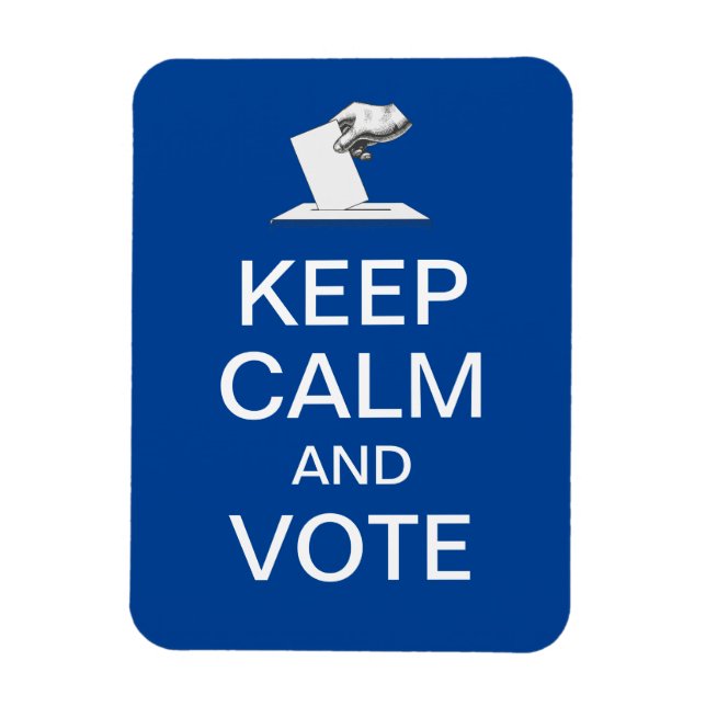 Behållans Lugn och omröstning 2026 Magnet (Vertikal)