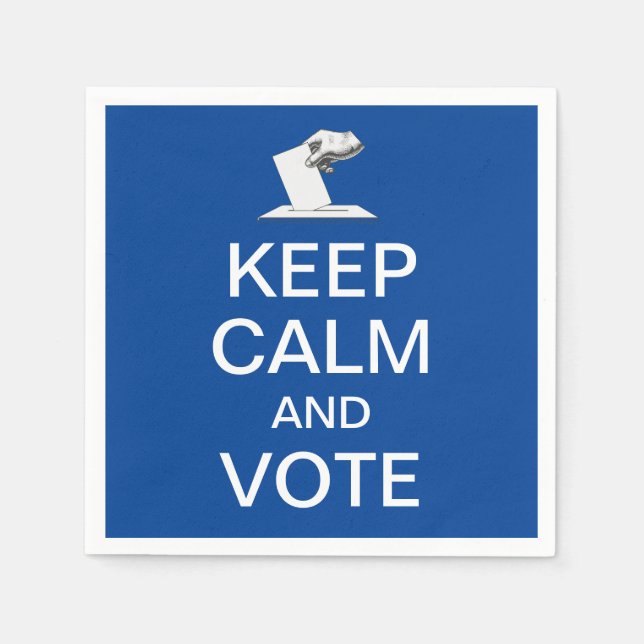 Behållans Lugn och omröstning 2026 Pappersservett (Framsidan)