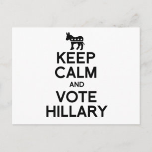 BEHÅLLANS LUGN OCH OMRÖSTNINGEN HILLARY.png Vykort