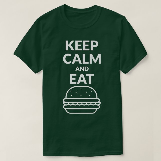 Behållans Lugn och ört Hamburger T Shirt (Design framsida)