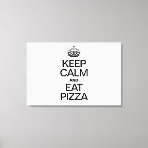 BEHÅLLANS LUGN OCH ÖVRIGA PIZZA CANVASTRYCK