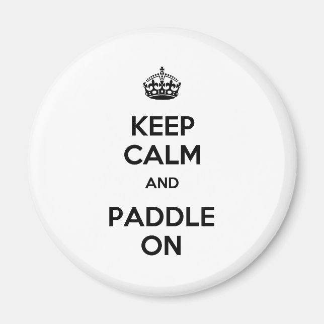 Behållans Lugn och Paddle på Magnet (Framsidan)