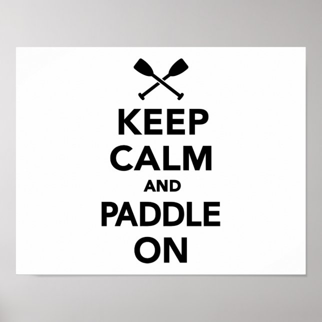 Behållans lugn och Paddle på Poster (Framsidan)