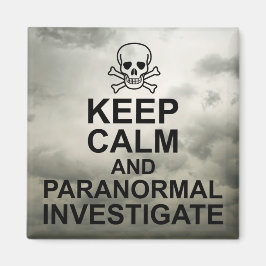 Behållans Lugn och Paranormala undersökningar Magnet