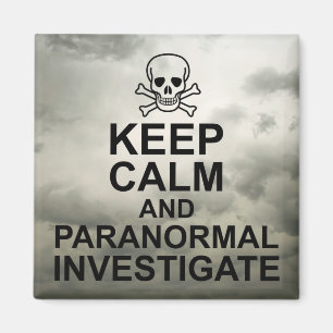 Behållans Lugn och Paranormala undersökningar Magnet